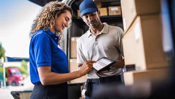 ET401 ビジネス用タブレット 使用イメージ