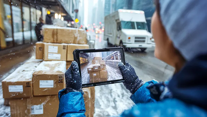 ET401 ビジネス用タブレット 使用イメージ